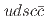 $$udscbar{c}$$