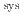 $$_{rm sys}$$