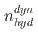 $$n_{hyd}^{dyn}$$
